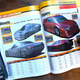 Official guide books, like this Ridge Racer Type 4 one published for the U.K., are often the best source of vehicle data for modders.